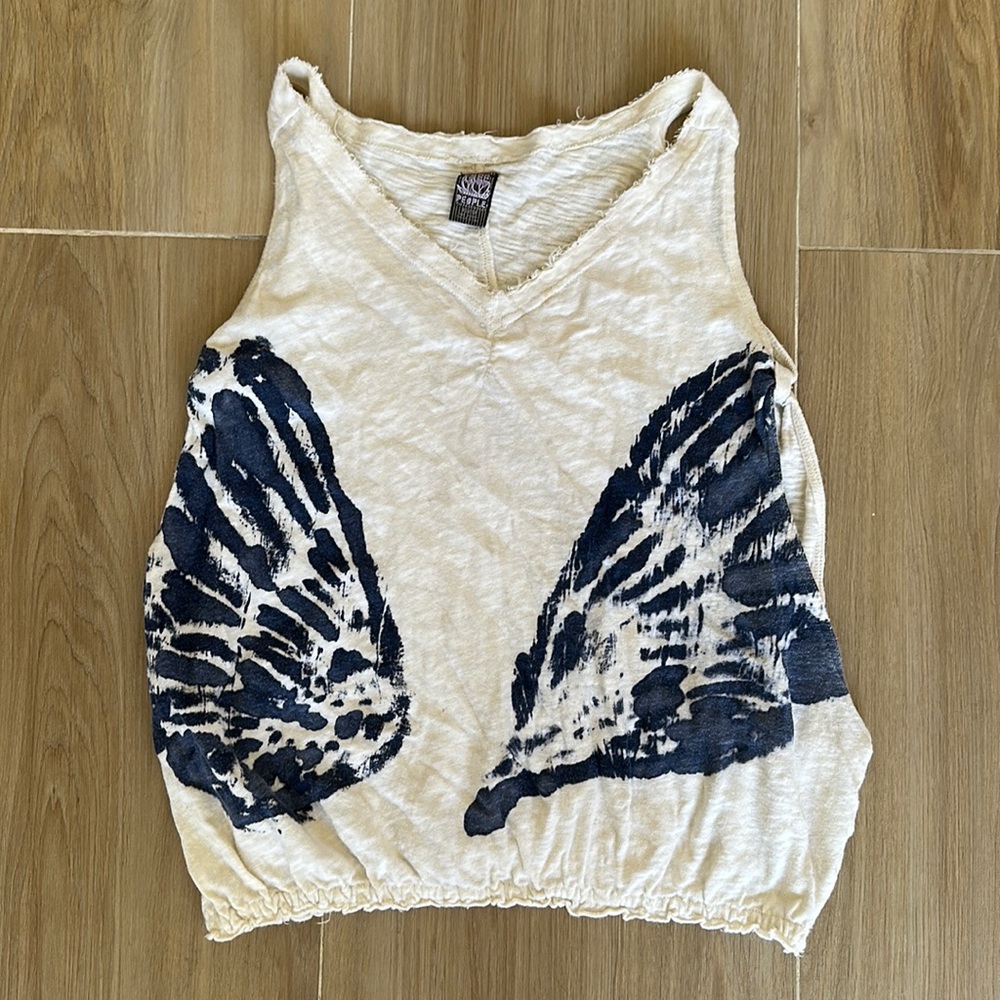 Free people butterfly tank shirt